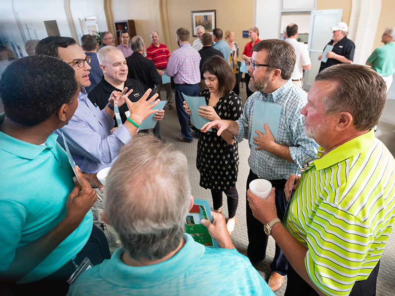 UMMC officials joined architects, managers, contractors and subcontractors in a partnering session that created a mission statement and charter for the construction of UMMC’s pediatric expansion.